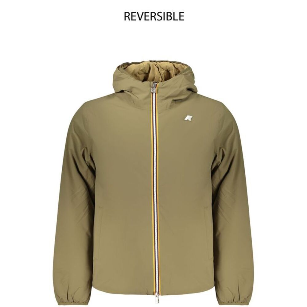 K-WAY Green Nylon Men's Men's Jacket